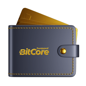 Swapped BitCore wallet illustration