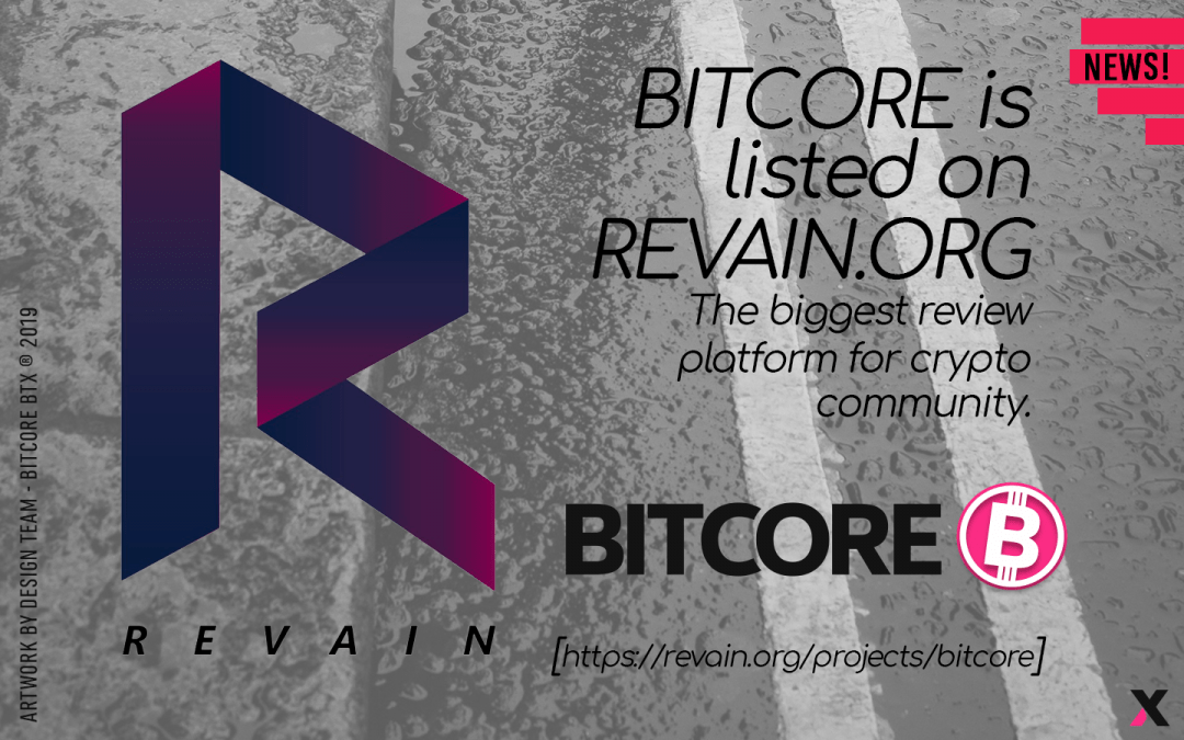 Bitcore – Reviews, Price (USD) & Volume | Revain