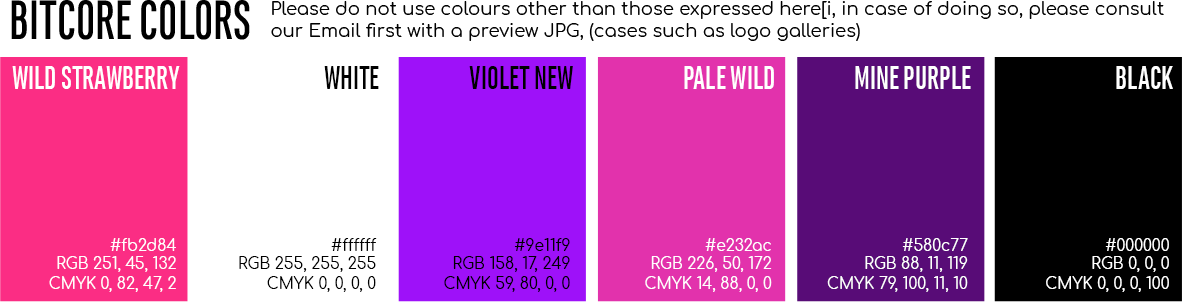 BitCore's Colors